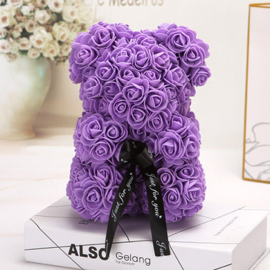 25cm Rose Bear Bear Rose Foam Rose Flower