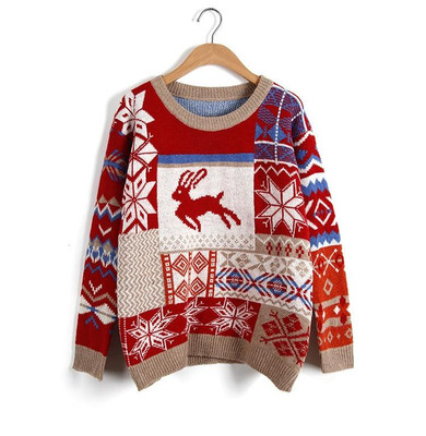 Women Pullover Ugly Christmas Sweater