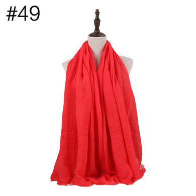 Women Head Scarf Muslim Hijab Soft Cotton