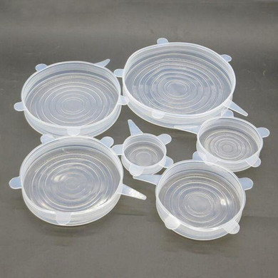 6-piece Silicone Lid Set