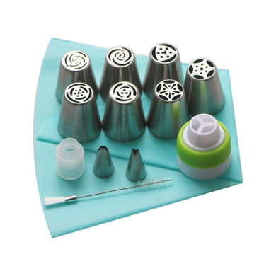 13pc Flower-Shaped Frosting Nozzles
