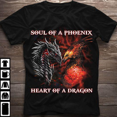 Soul Of Phoenix Heart Of Dragon Shirt