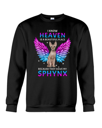 Heaven Is A Beautiful Place Because They Have My Sphynx Cat Sweatshirt Sweater