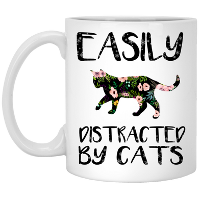 Easily Distracted By Cats Mug