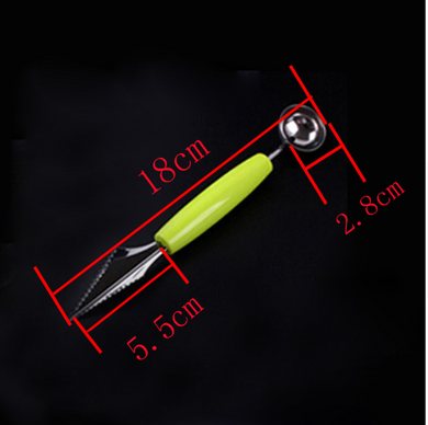 Multi Function Stainless Steel Fruit Baller Carving Knife Ice Cream Scoop Spoon Offer