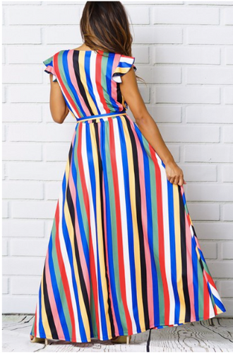Candy Cane Maxi Dress