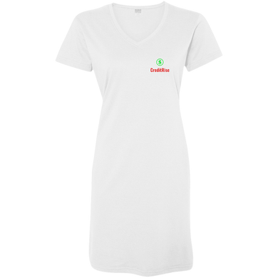 CREDITRISE Ladies' V-Neck Fine Jersey Cover-Up