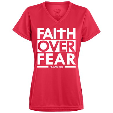 Faith Over Fear Ladies' Wicking T-Shirt