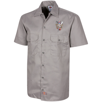 Vonty's Barbershop Dickies Men's Short Sleeve Workshirt