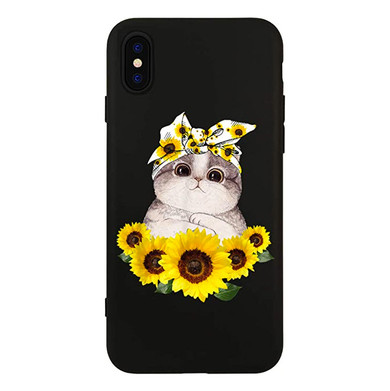 Sunflower Cat Phone Case