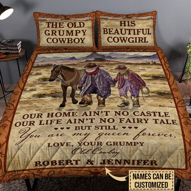 Old Couple Bedding Set