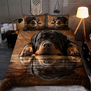 Rottweiler Lie Bedding Set