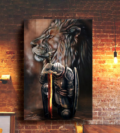Lion, I Am The Storm Wall Art Poster