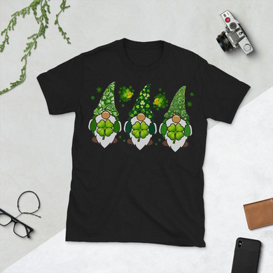 Three Irish Gnomies Leprechaun Shamrock Saint Patricks Day Classic T-Shirt