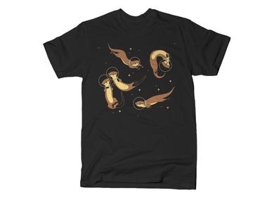 Otters Space Cute T-shirt