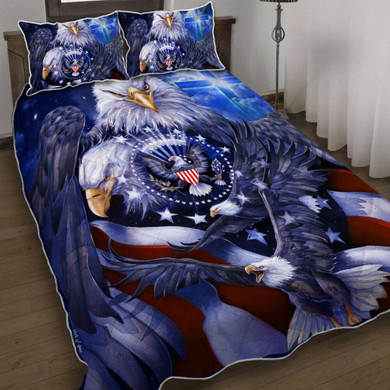 US Navy Eagle Art Bedding Set
