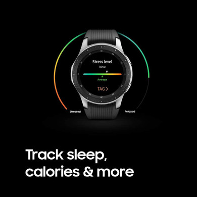 Samsung Galaxy Watch (42mm, GPS, Bluetooth) – Midnight Black (US Version)