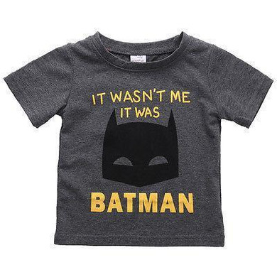 It Wasn't Me It Was Batman Baby Outfit
