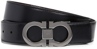 Salvatore Ferragamo Men's Gancini Buckle Reversible Belt