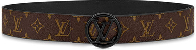 Louis Vuitton LV Circle 40mm Reversible Belt Brown Black