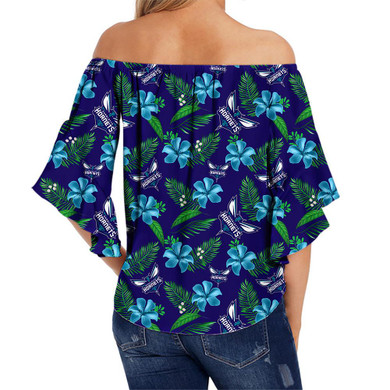 Charlotte Hornets Women Strapless Shirt