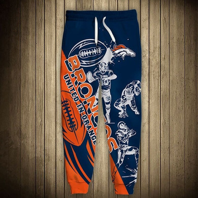 Denver Broncos Casual 3D Sweatpants Denver Broncos Casual 3D Sweatpants