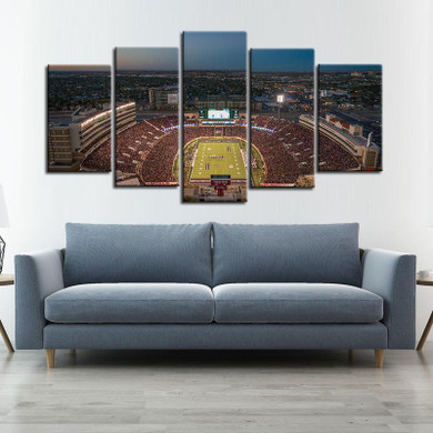 Texas Tech Red Raiders Football Stadium Canvas 3