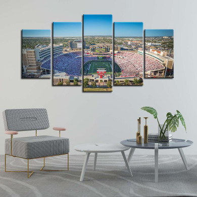 Texas Tech Red Raiders Football Stadium Canvas 2