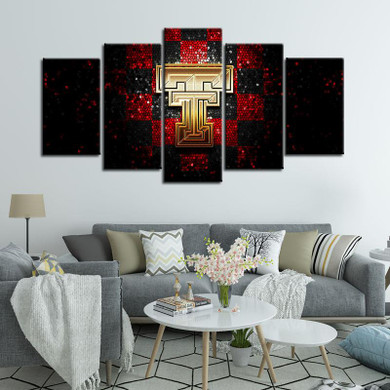 Texas Tech Red Raiders Football Aluminate Canvas
