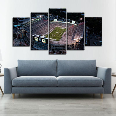Michigan State Spartans Football Stadium Canvas 6