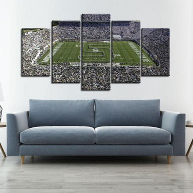 Michigan State Spartans Football Stadium Canvas 3