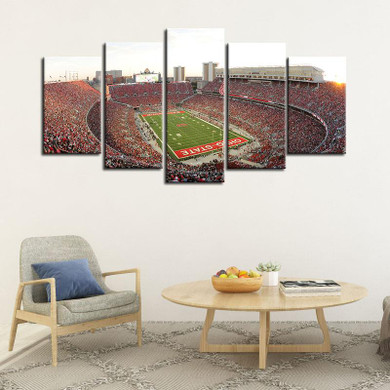 Ohio State Buckeyes Stadium Canvas 8