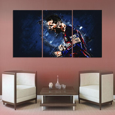 Lionel Messi FC Barcelona Wall Art Canvas 5