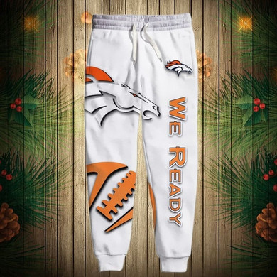 Denver Broncos Zigzag Casual 3D Sweatpants Denver Broncos Zigzag Casual 3D Sweatpants