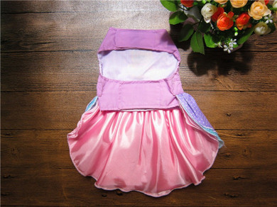 Dogs Princess Dresses Purple Cute Mermaid Polka High Quality Female