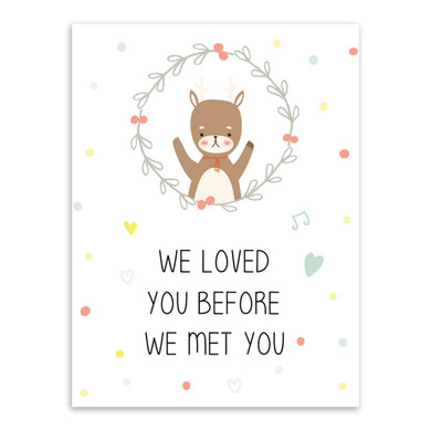 Modern Cartoon Kawaii Animals Elephant Bear Quote Canvas A4 Art Print Poster Wall Picture Kids Baby Room Decor Painting No Frame
