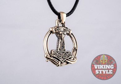 Mjölnir Pendant - Erikstorp, Bronze