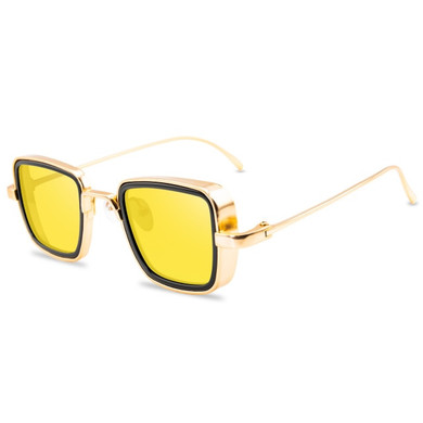 EF-FHM-SG-A30 Women Men Square Vintage Retro Kabir Singh Style Fashion Sunglasses