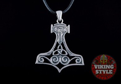 Mjölnir Pendant III - Erikstorp, 925 Silver