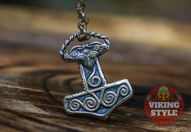 Mjölnir Pendant II - Erikstorp, 925 Silver
