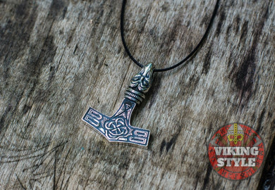 Mjölnir Pendant - Eagle, 925 Silver
