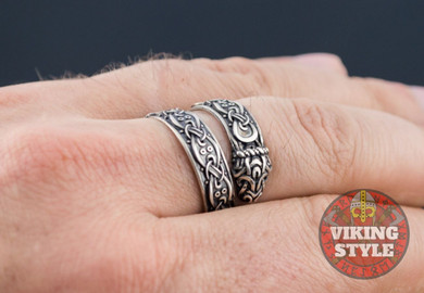 Adjustable Ring II - Endless Knot, 925 Silver