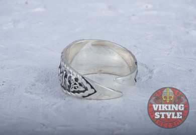 Ægishjálmur Ring - Odin Collection, 925 Silver