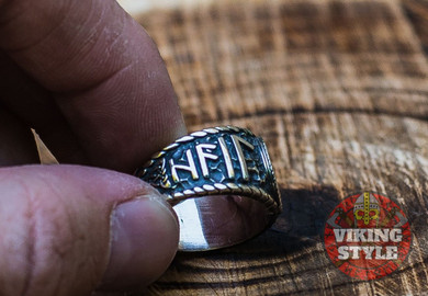 Vegvísir Ring - Odin Collection, 925 Silver