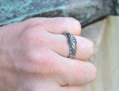 Silver Viking Orupgard Ring
