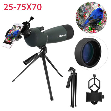 25-75X70 HD Waterproof Shockproof Spotting Scope