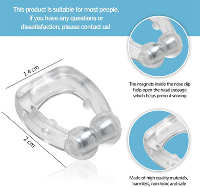 Portable Silicone Anti Snoring Nose Clips Breathing Relieve Snoring Aid For Better Sleep