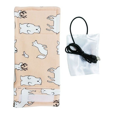 Baby Milk Water Bottle Warmer Insulated Bag with USB Charger