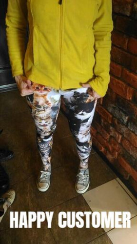 Punk Women Cats 3D Full Printing Legging Punk Women Cats 3D Full Printing Legging