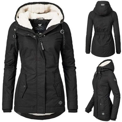 Winter Women Warm Parkas Hooded Thick Plush Winter Coats Winter Women Warm Parkas Hooded Thick Plush Winter Coats